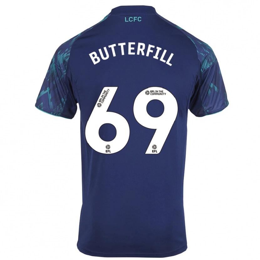 Danxen Hombre Camiseta Jack Butterfill #69 Azul Marino Verde Blanco 2ª Equipación 2025/26 La Camisa