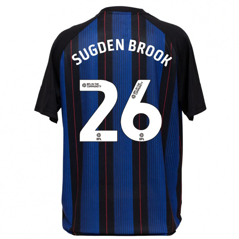 Danxen Hombre Camiseta Darcie Sugden-Brook #26 Azul Negro 2ª Equipación 2025/26 La Camisa