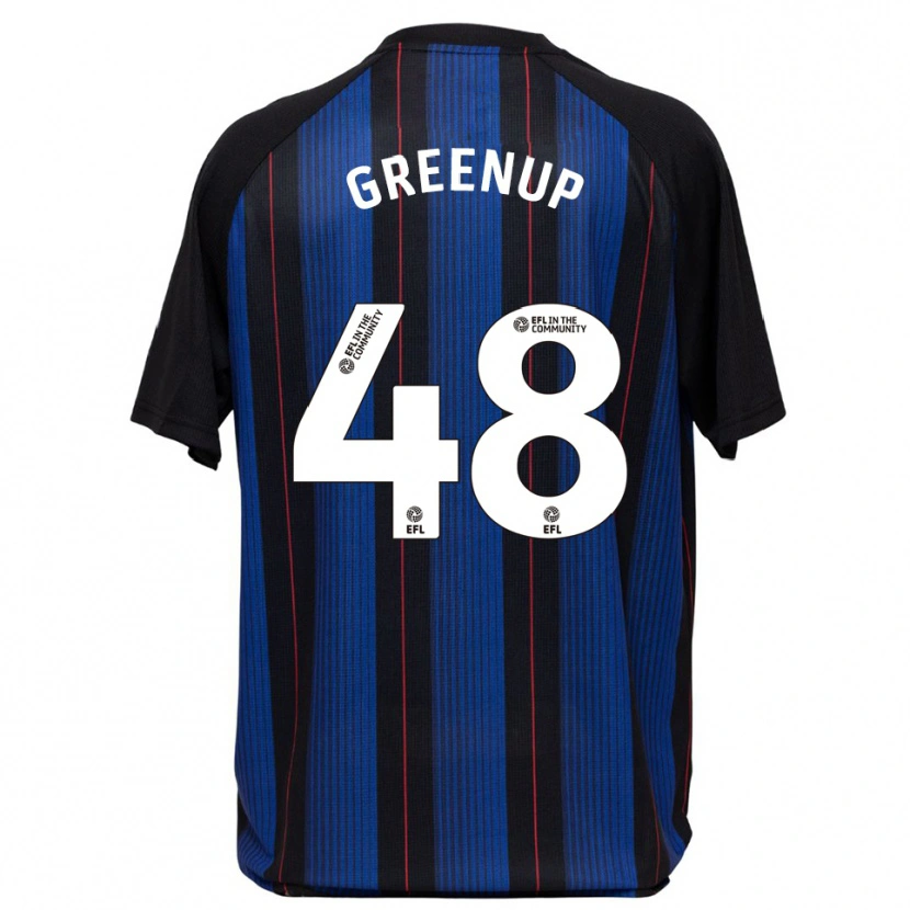 Danxen Hombre Camiseta Isaac Greenup #48 Azul Negro 2ª Equipación 2025/26 La Camisa