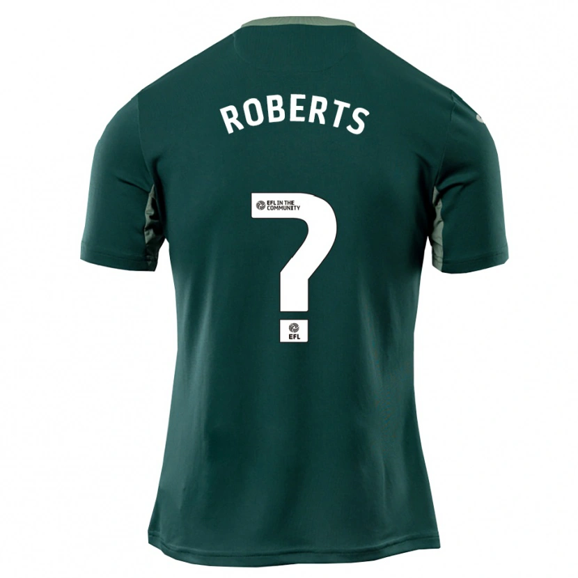 Danxen Hombre Camiseta Alex Roberts #0 Verde Blanco Púrpura 2ª Equipación 2025/26 La Camisa