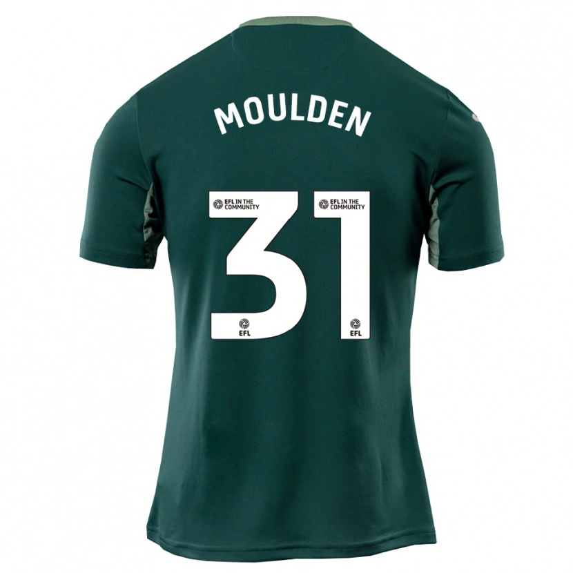 Danxen Hombre Camiseta Louie Moulden #31 Verde Blanco Púrpura 2ª Equipación 2025/26 La Camisa