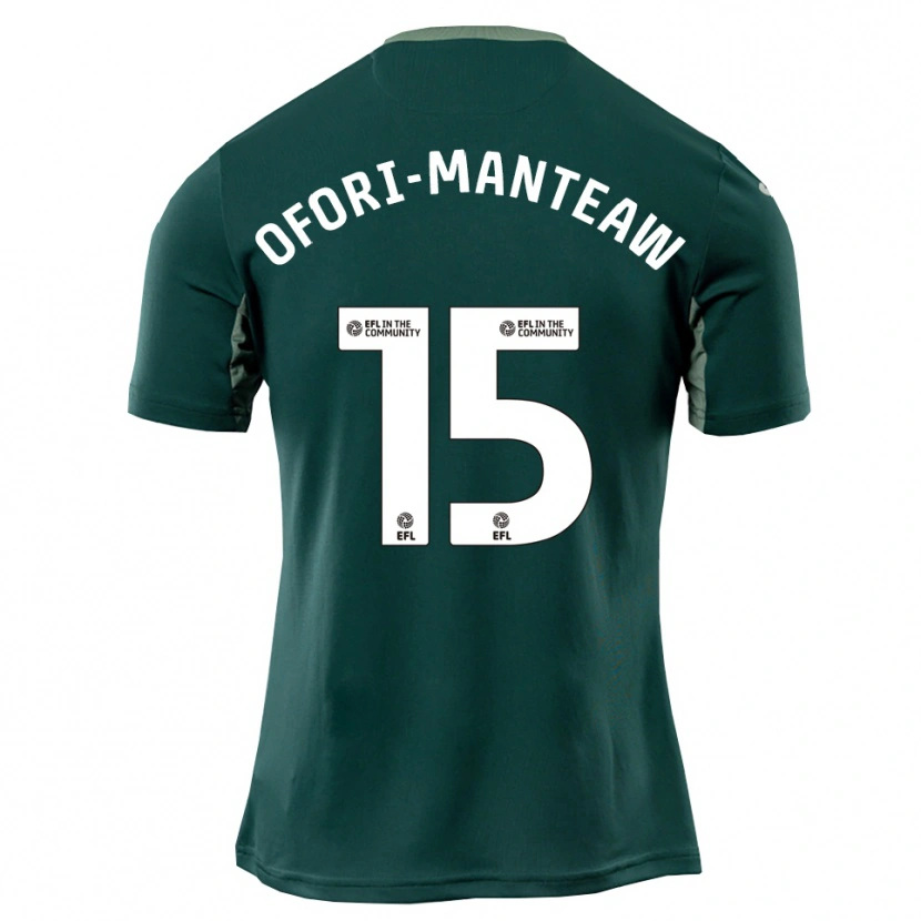 Danxen Hombre Camiseta Lloyd Ofori-Manteaw #15 Verde Blanco Púrpura 2ª Equipación 2025/26 La Camisa