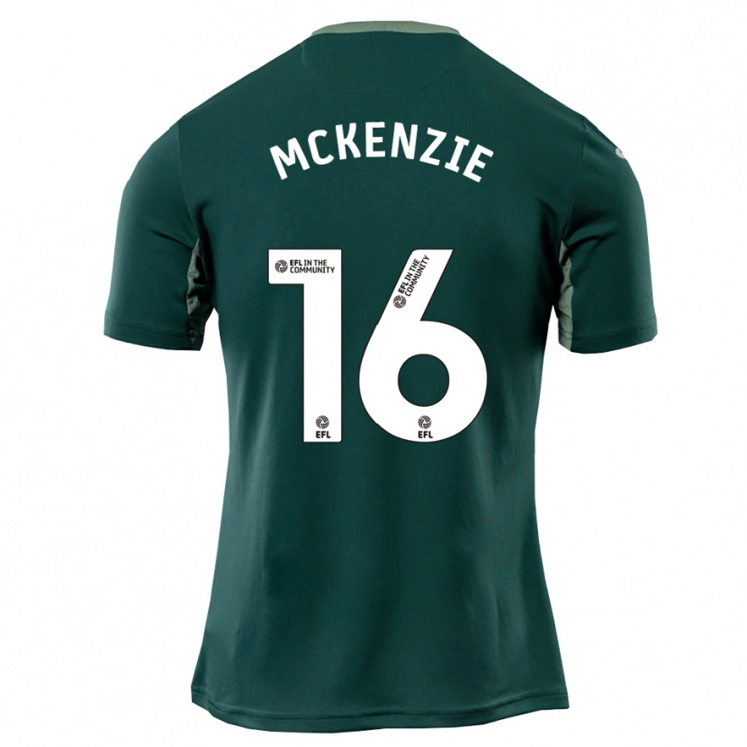 Danxen Hombre Camiseta Mason Mckenzie #16 Verde Blanco Púrpura 2ª Equipación 2025/26 La Camisa