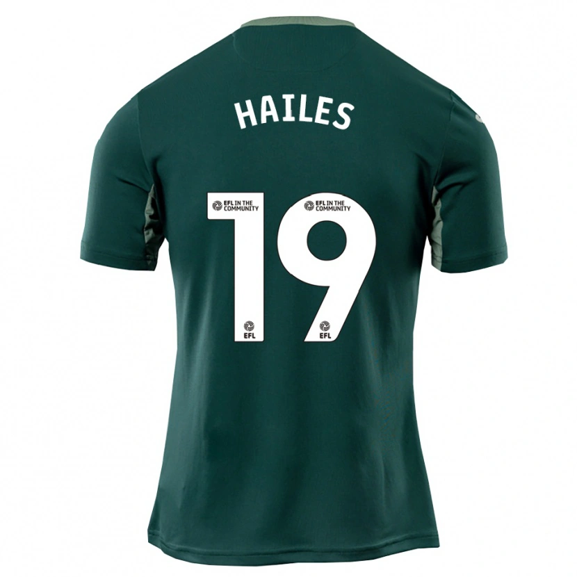Danxen Hombre Camiseta Lauren Hailes #19 Verde Blanco Púrpura 2ª Equipación 2025/26 La Camisa