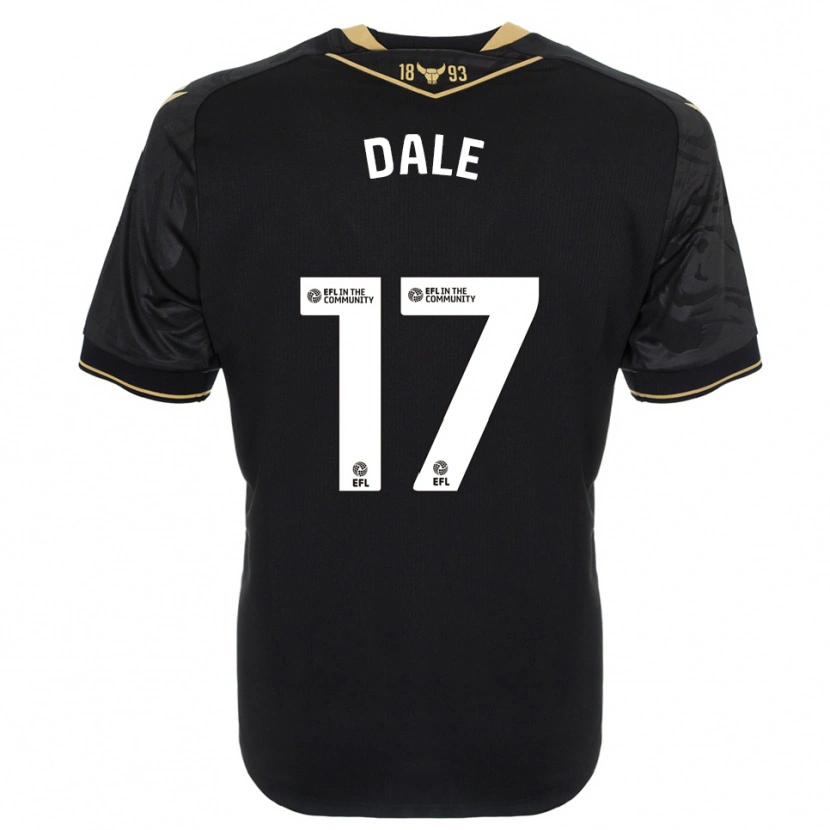 Danxen Hombre Camiseta Owen Dale #17 Negro Oro 2ª Equipación 2025/26 La Camisa