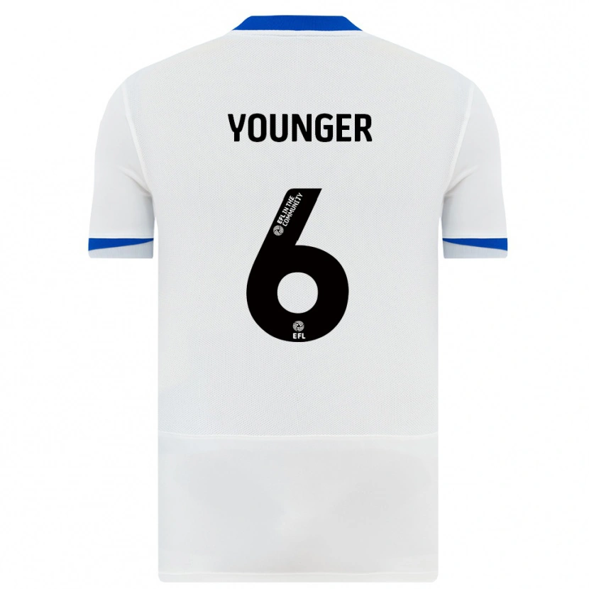 Danxen Hombre Camiseta Jazz Younger #6 Blanco Negro 2ª Equipación 2025/26 La Camisa