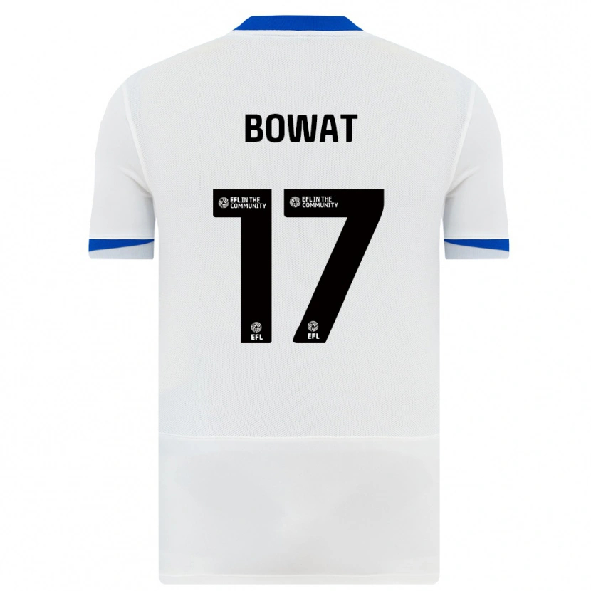 Danxen Hombre Camiseta Ibane Bowat #17 Blanco Negro 2ª Equipación 2025/26 La Camisa