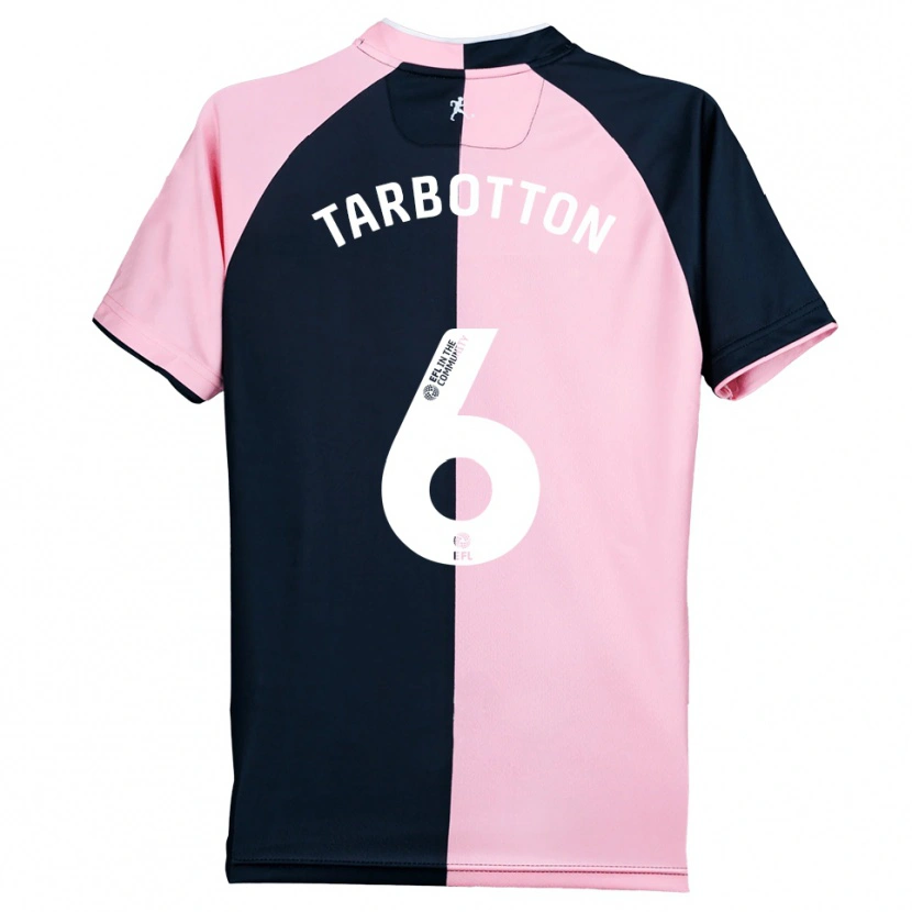 Danxen Hombre Camiseta Teddy Tarbotton #6 Rosa Negro 2ª Equipación 2025/26 La Camisa