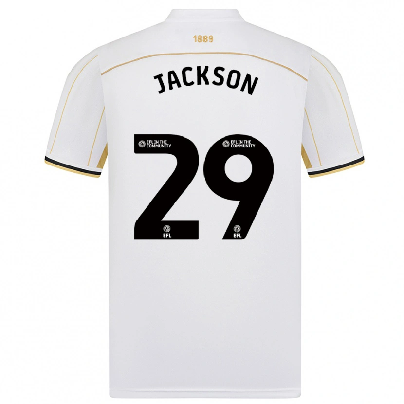 Danxen Hombre Camiseta Fallon Olivia Connolly-Jackson #29 Blanco Oro 2ª Equipación 2025/26 La Camisa