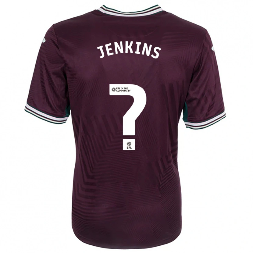 Danxen Hombre Camiseta Kian Jenkins #0 Rojo Óxido Blanco 2ª Equipación 2025/26 La Camisa