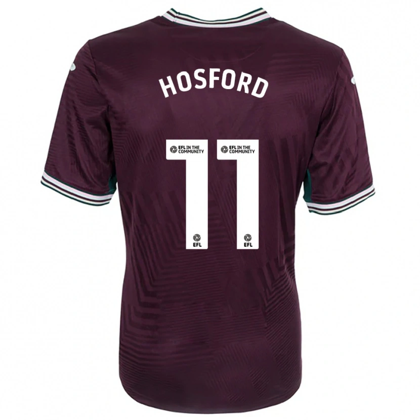 Danxen Hombre Camiseta Katy Hosford #11 Rojo Óxido Blanco 2ª Equipación 2025/26 La Camisa