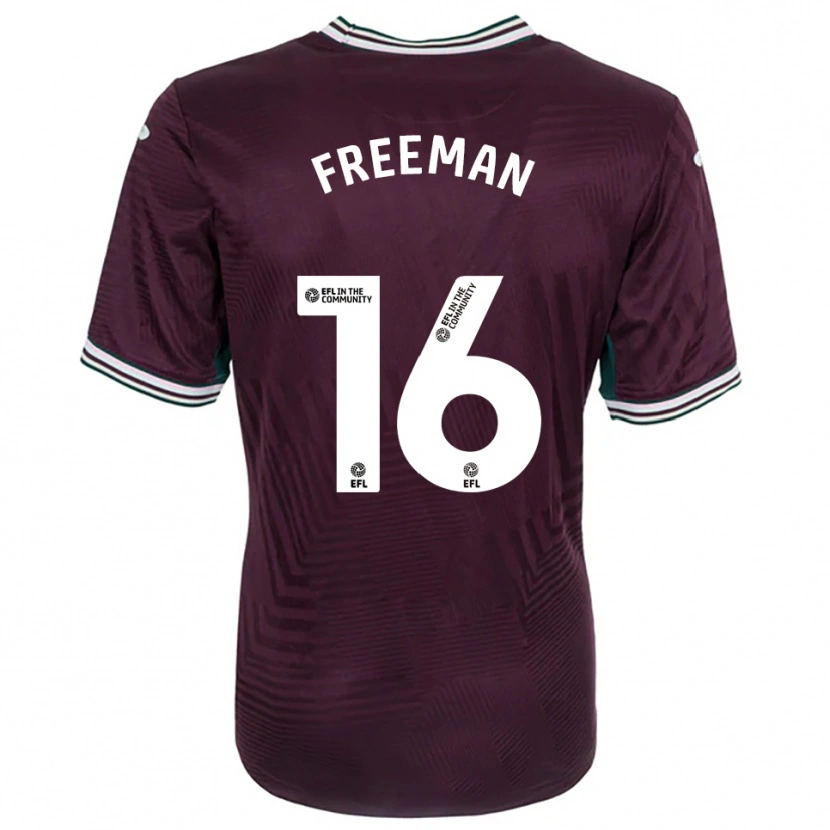 Danxen Hombre Camiseta Emily Freeman #16 Rojo Óxido Blanco 2ª Equipación 2025/26 La Camisa