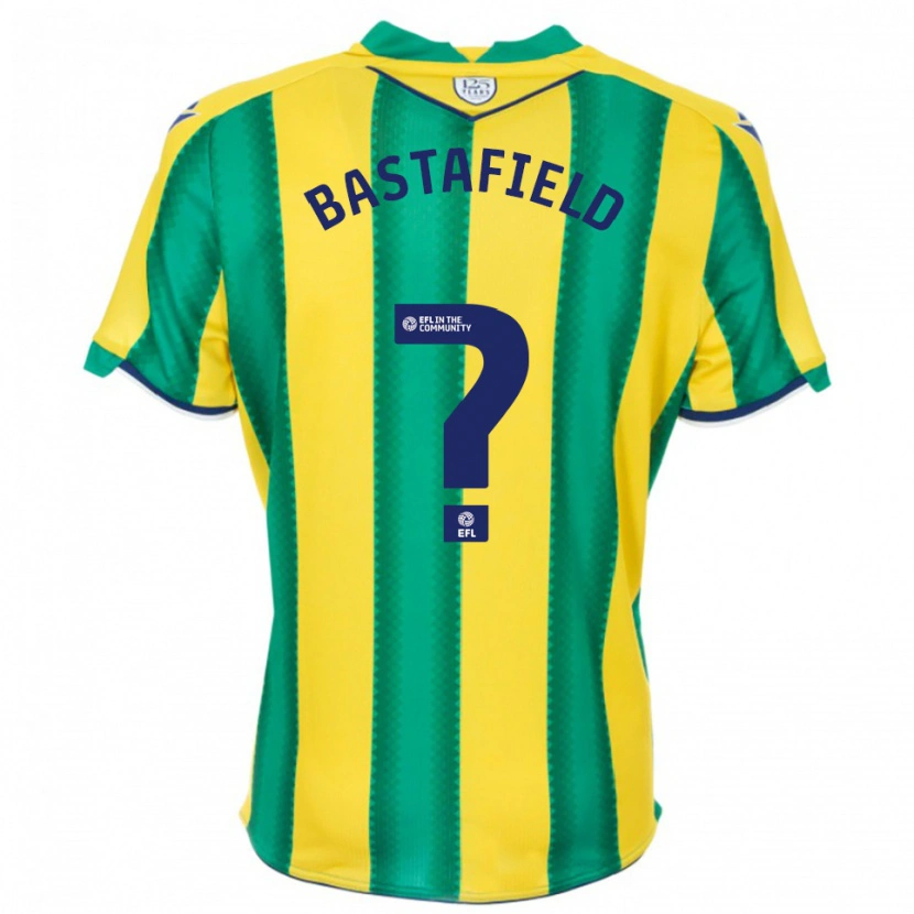 Danxen Hombre Camiseta Reece Bastafield #0 Amarillo Verde 2ª Equipación 2025/26 La Camisa