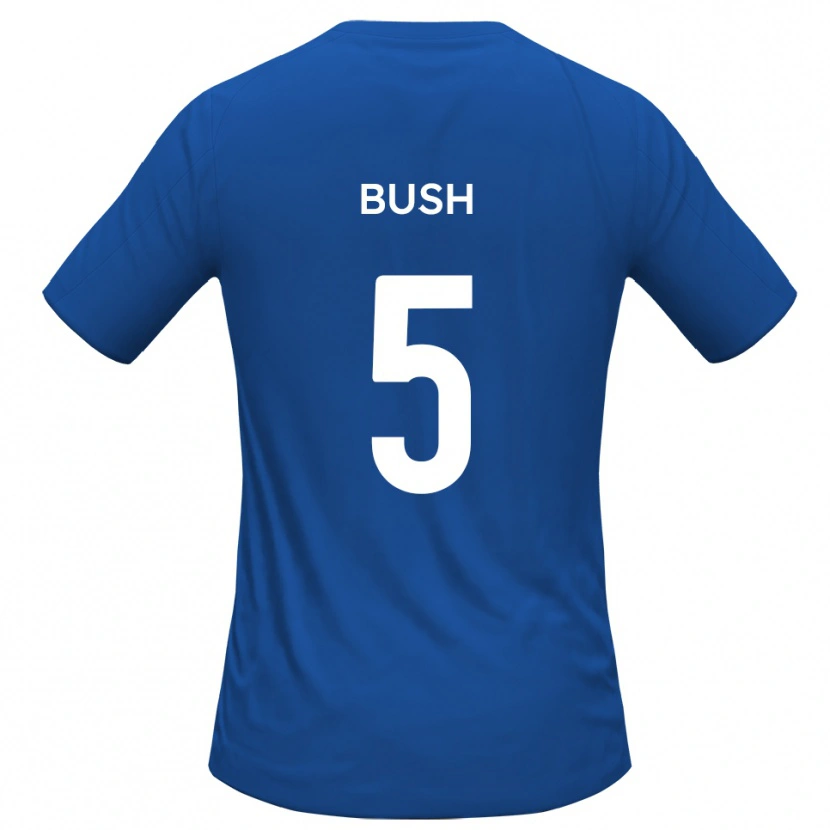 Danxen Hombre Camiseta Chris Bush #5 Azul Celeste 2ª Equipación 2025/26 La Camisa