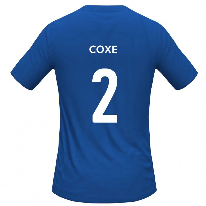 Danxen Hombre Camiseta Cameron Coxe #2 Azul Celeste 2ª Equipación 2025/26 La Camisa