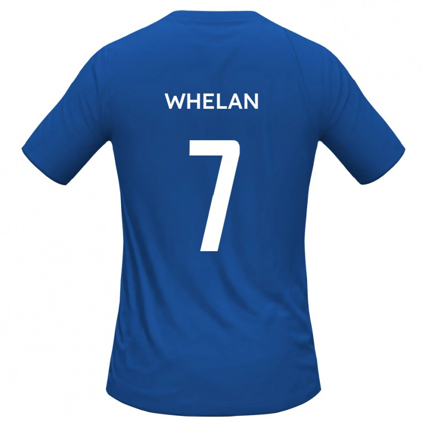 Danxen Hombre Camiseta Tom Whelan #7 Azul Celeste 2ª Equipación 2025/26 La Camisa