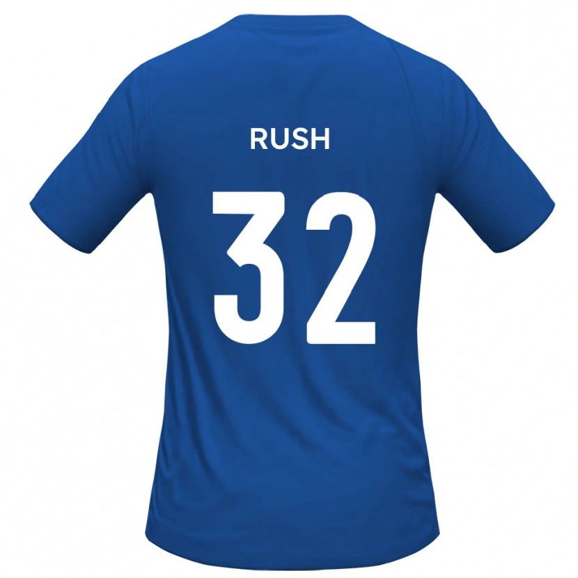 Danxen Hombre Camiseta Matt Rush #32 Azul Celeste 2ª Equipación 2025/26 La Camisa
