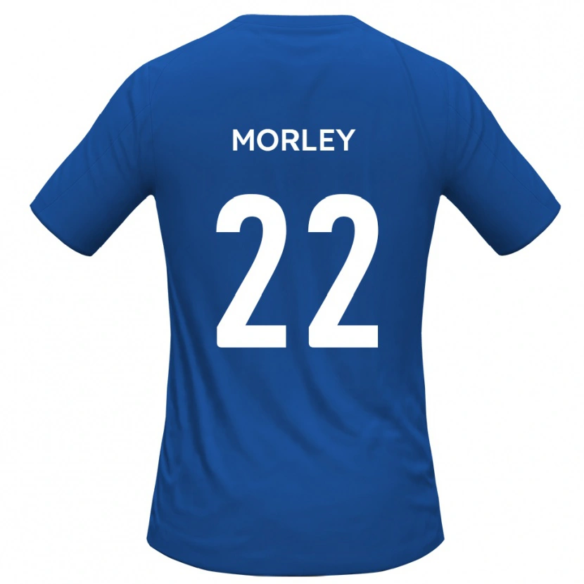 Danxen Hombre Camiseta Adam Morley #22 Azul Celeste 2ª Equipación 2025/26 La Camisa