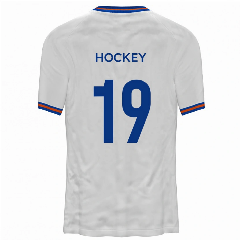 Danxen Hombre Camiseta Freddie Hockey #19 Blanco Azul 2ª Equipación 2025/26 La Camisa
