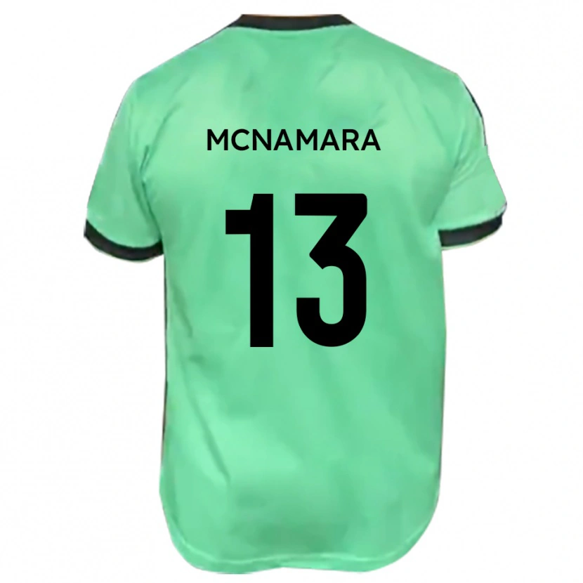 Danxen Hombre Camiseta Josh Mcnamara #13 Turquesa Negro 2ª Equipación 2025/26 La Camisa