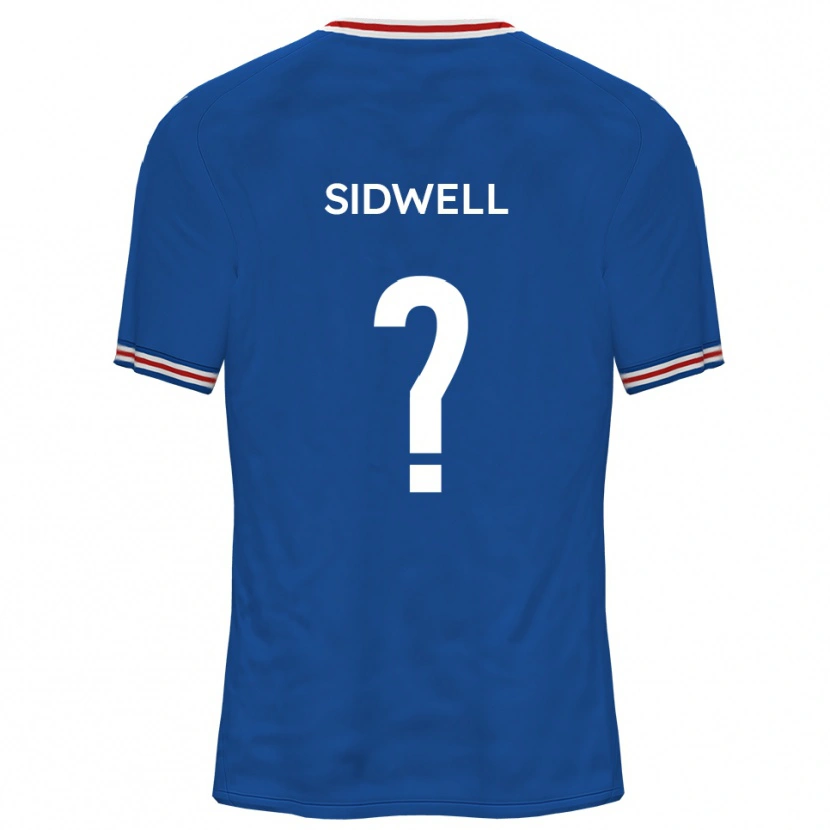 Danxen Hombre Camiseta Rebecca Sidwell #0 Azul Dodgers 2ª Equipación 2025/26 La Camisa