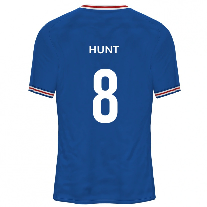 Danxen Hombre Camiseta Alex Hunt #8 Azul Dodgers 2ª Equipación 2025/26 La Camisa