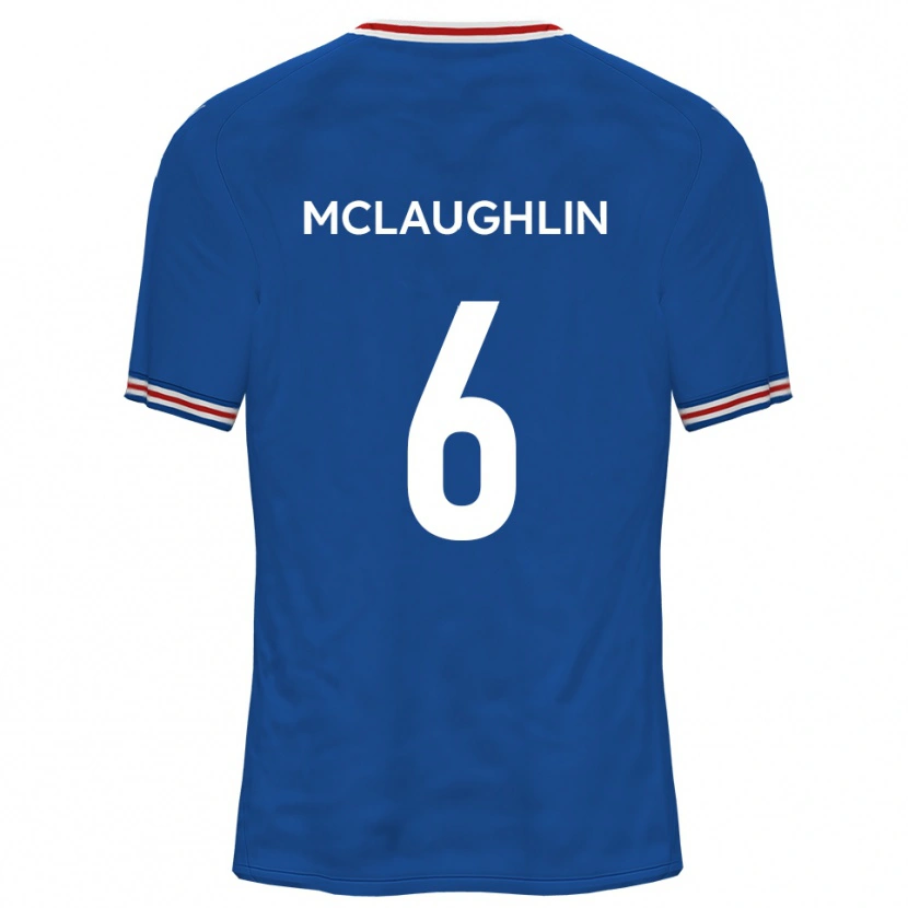 Danxen Hombre Camiseta Paddy Mclaughlin #6 Azul Dodgers 2ª Equipación 2025/26 La Camisa