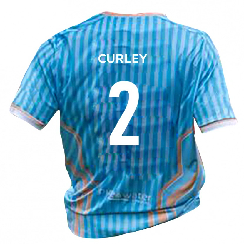 Danxen Hombre Camiseta Matt Curley #2 Negro Oro 2ª Equipación 2025/26 La Camisa