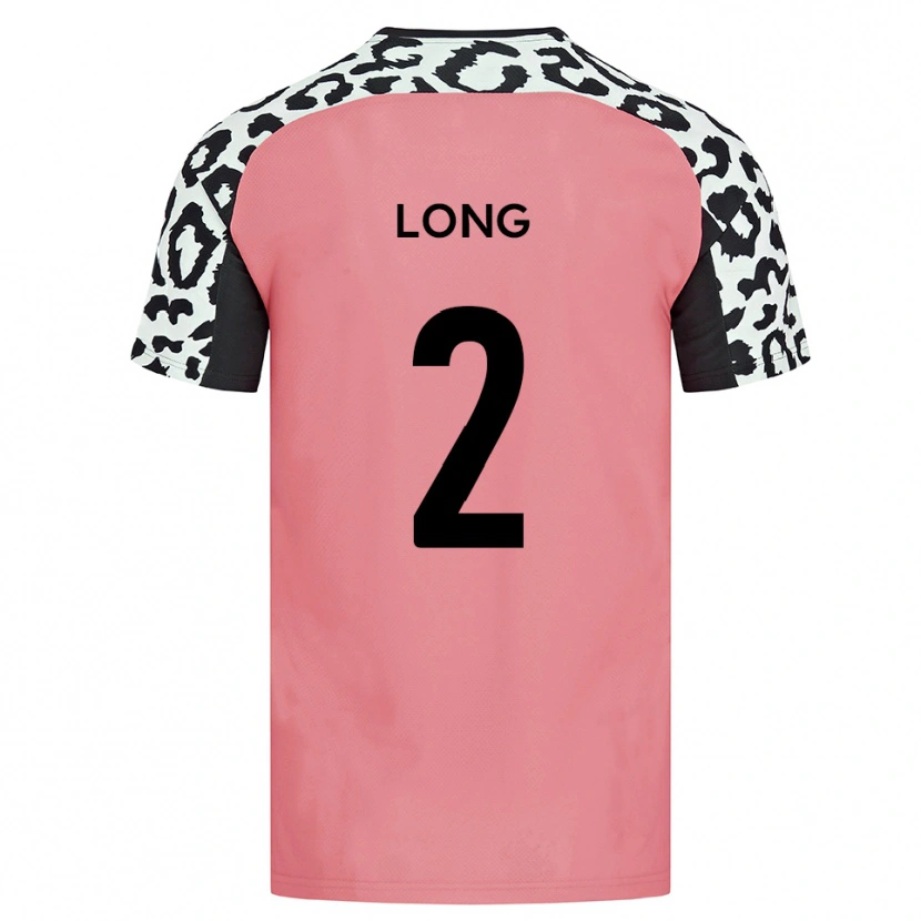 Danxen Hombre Camiseta Sean Long #2 Rosa Negro 2ª Equipación 2025/26 La Camisa