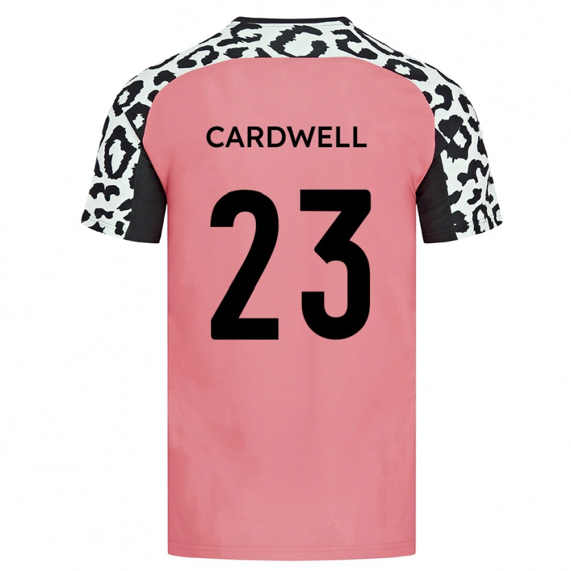 Danxen Hombre Camiseta Harry Cardwell #23 Rosa Negro 2ª Equipación 2025/26 La Camisa