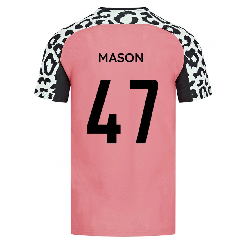 Danxen Hombre Camiseta Preston Mason #47 Rosa Negro 2ª Equipación 2025/26 La Camisa