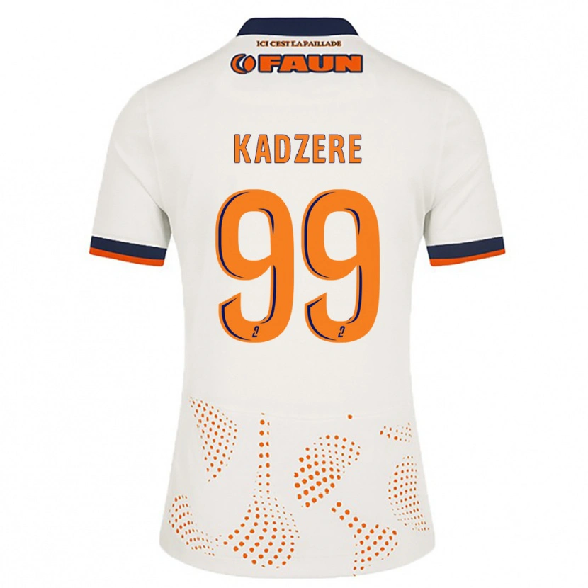 Danxen Hombre Camiseta Rose Kadzere #99 Blanco Naranja 2ª Equipación 2025/26 La Camisa