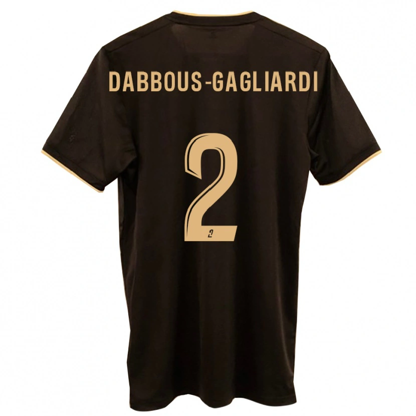 Danxen Hombre Camiseta Yanis Dabbous-Gagliardi #2 Azul Rojo 2ª Equipación 2025/26 La Camisa