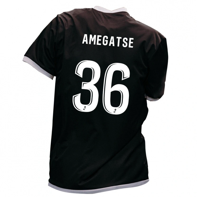 Danxen Hombre Camiseta Foly Amegatse #36 Negro Oro 2ª Equipación 2025/26 La Camisa