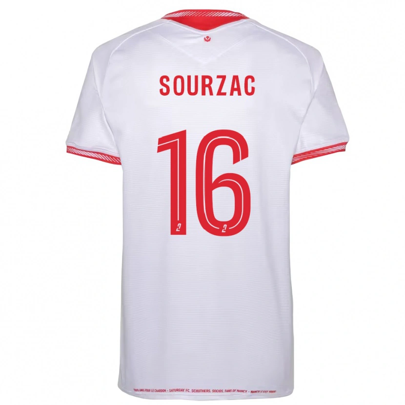 Danxen Hombre Camiseta Martin Sourzac #16 Negro Rojo 2ª Equipación 2025/26 La Camisa