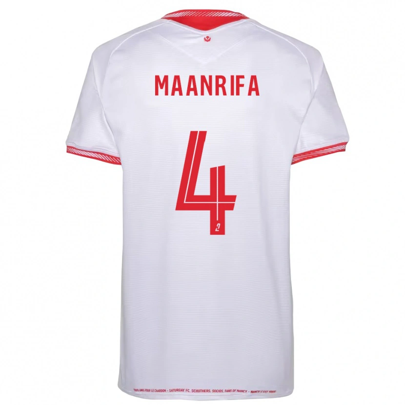 Danxen Hombre Camiseta Elfayed Maanrifa #4 Negro Rojo 2ª Equipación 2025/26 La Camisa
