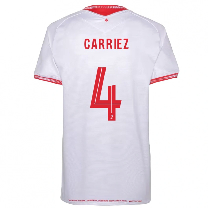 Danxen Hombre Camiseta Sasha Carriez #4 Negro Rojo 2ª Equipación 2025/26 La Camisa