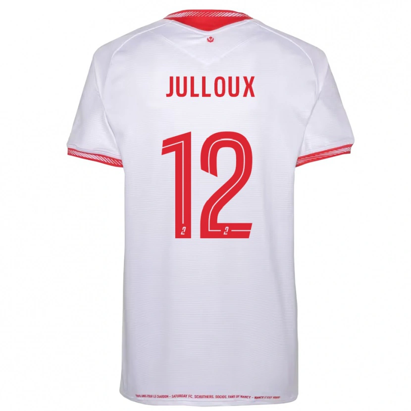 Danxen Hombre Camiseta Adrien Julloux #12 Negro Rojo 2ª Equipación 2025/26 La Camisa