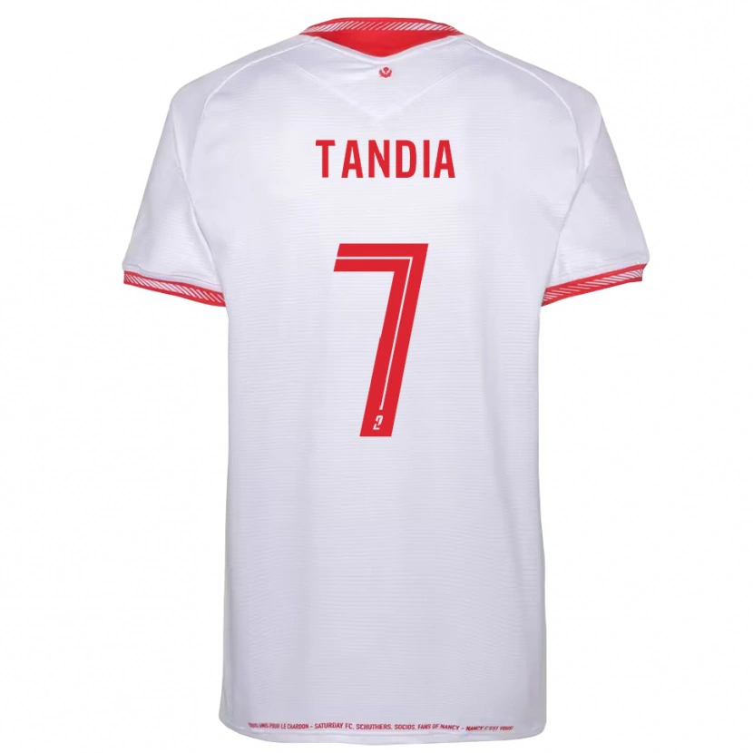 Danxen Hombre Camiseta Youssouf Tandia #7 Negro Rojo 2ª Equipación 2025/26 La Camisa