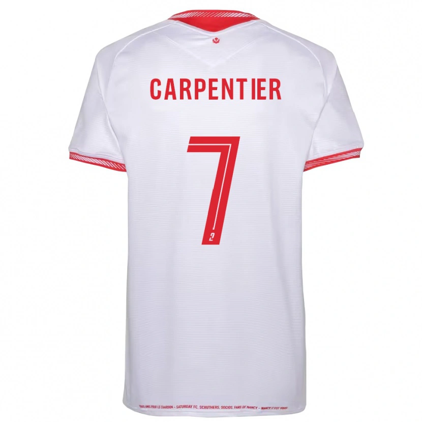 Danxen Hombre Camiseta Quentin Carpentier #7 Negro Rojo 2ª Equipación 2025/26 La Camisa