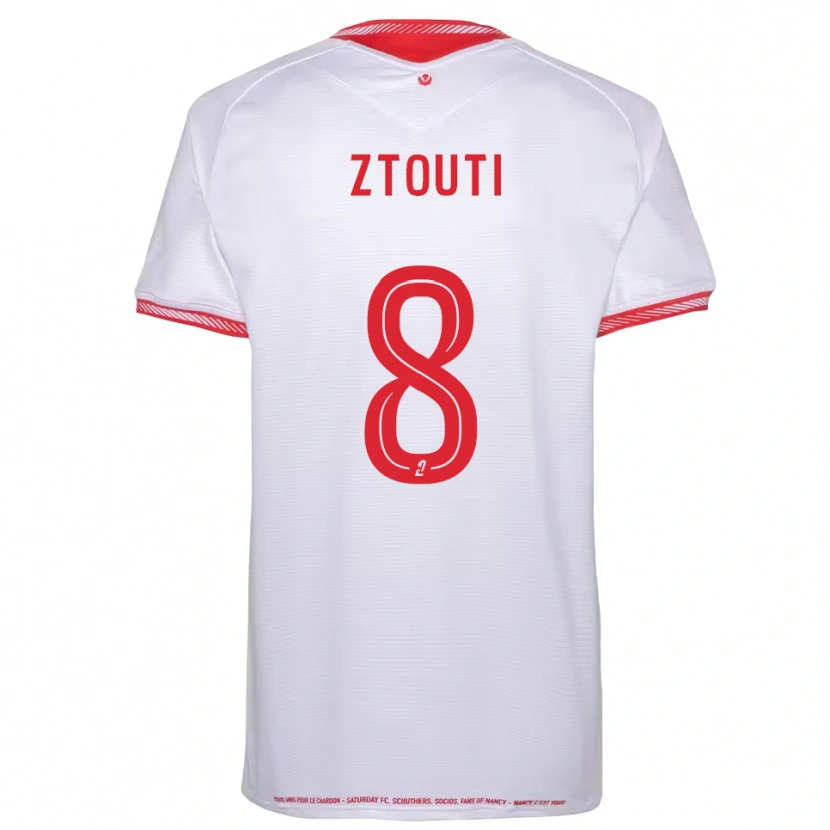 Danxen Hombre Camiseta Zakaria Ztouti #8 Negro Rojo 2ª Equipación 2025/26 La Camisa
