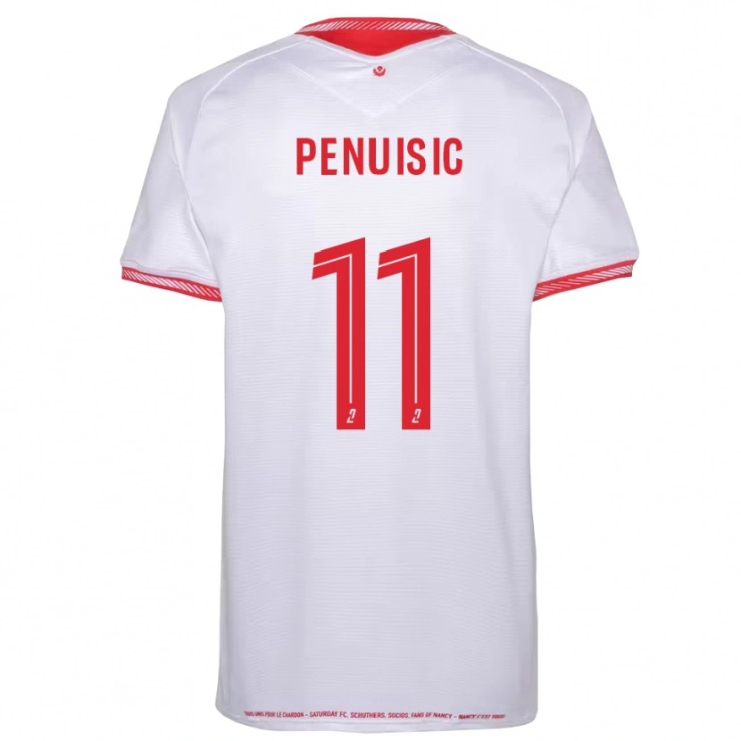 Danxen Hombre Camiseta Alvin Pénuisic #11 Negro Rojo 2ª Equipación 2025/26 La Camisa
