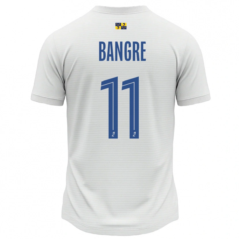 Danxen Hombre Camiseta Mamady Bangré #11 Blanco Azul 2ª Equipación 2025/26 La Camisa