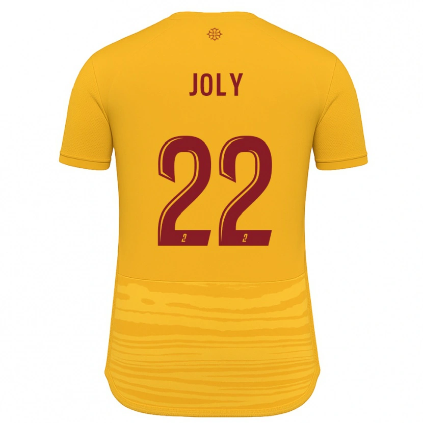 Danxen Hombre Camiseta Octave Joly #22 Naranja Borgoña 2ª Equipación 2025/26 La Camisa