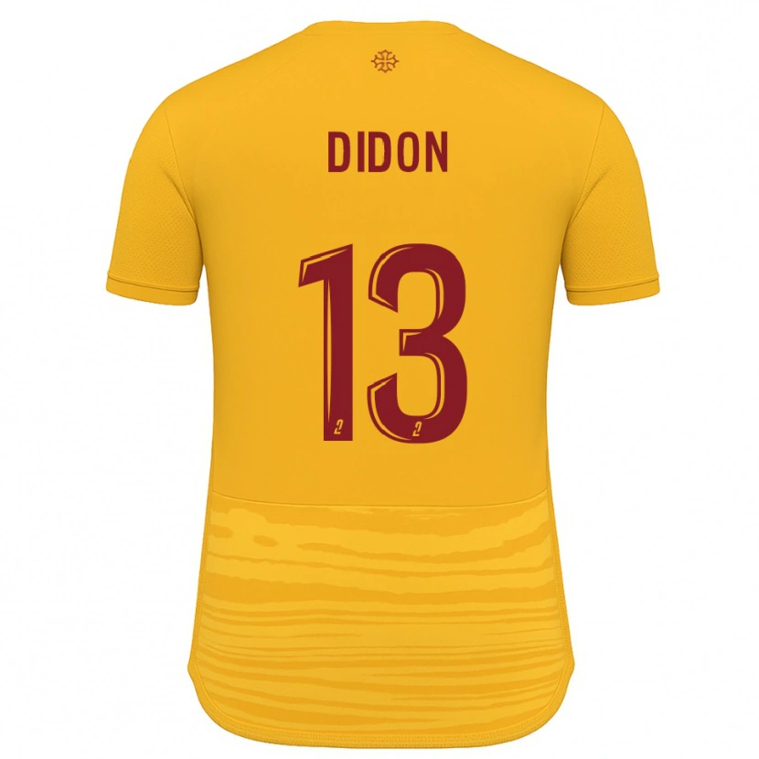 Danxen Hombre Camiseta Anis Didon #13 Naranja Borgoña 2ª Equipación 2025/26 La Camisa