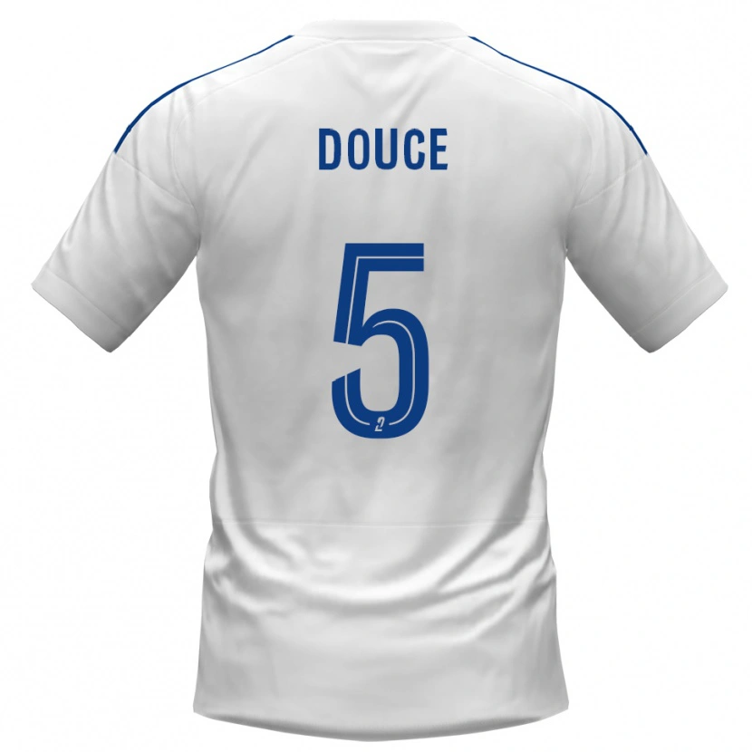 Danxen Hombre Camiseta Nassim Douce #5 Blanco Azul 2ª Equipación 2025/26 La Camisa