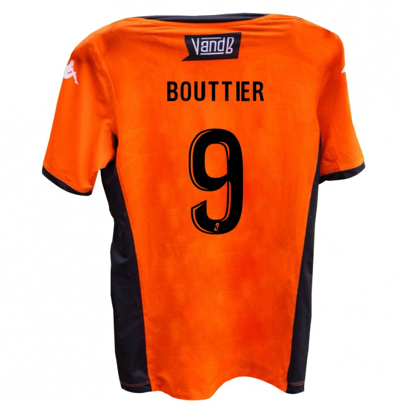 Danxen Hombre Camiseta Evan Bouttier #9 Blanco Negro 2ª Equipación 2025/26 La Camisa