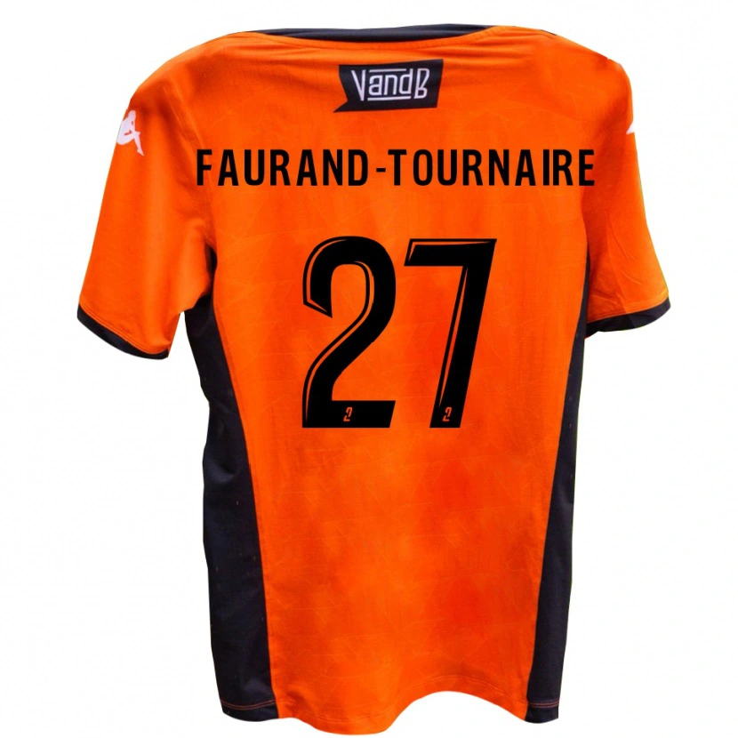 Danxen Hombre Camiseta Aymeric Faurand-Tournaire #27 Blanco Negro 2ª Equipación 2025/26 La Camisa