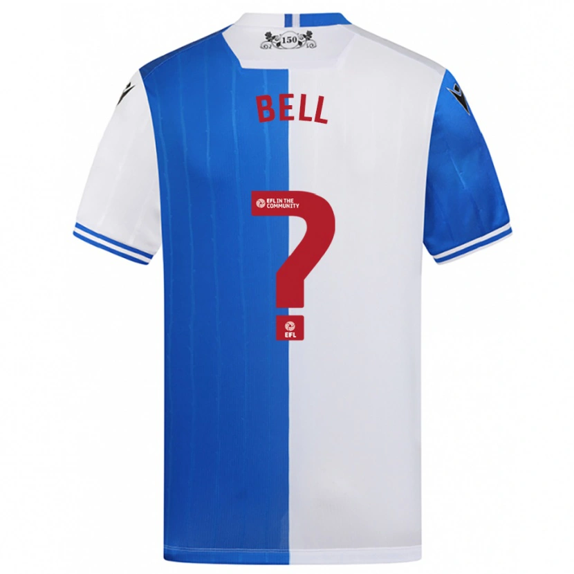 Danxen Mujer Camiseta Lewis Bell #0 Azul Blanco 1ª Equipación 2025/26 La Camisa