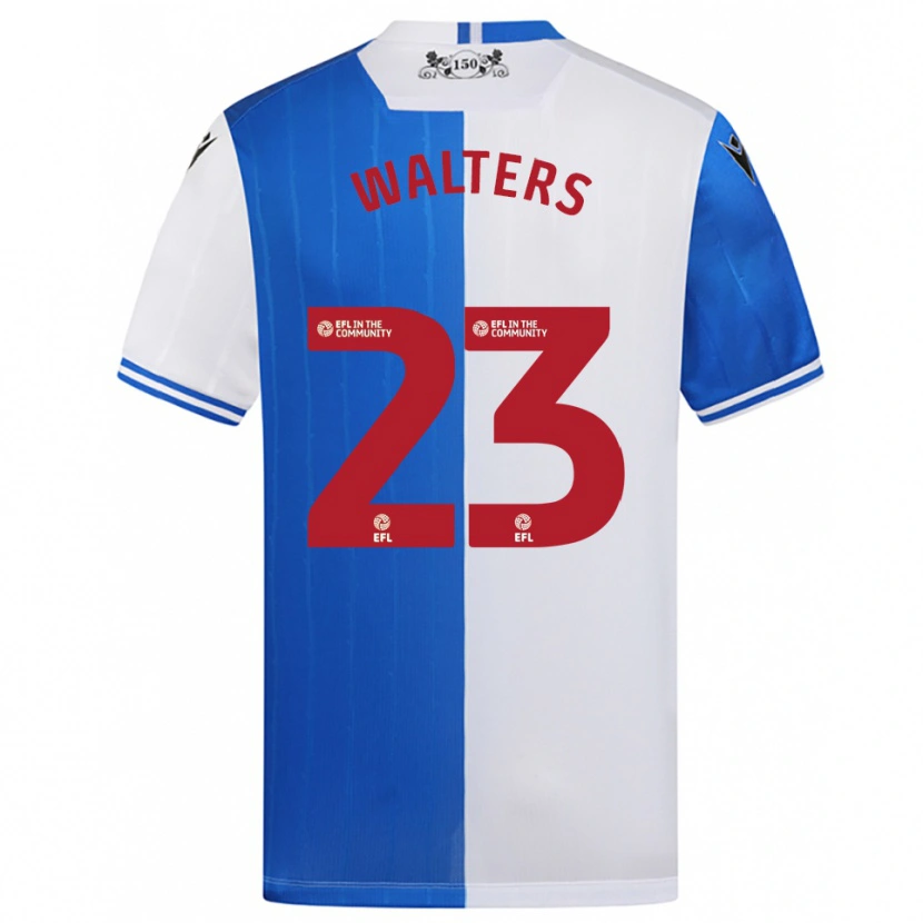Danxen Mujer Camiseta Georgia Walters #23 Azul Blanco 1ª Equipación 2025/26 La Camisa
